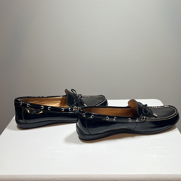 Men’s Sperrys topsiders size 10 in black and white stitching - Picture 3 of 17